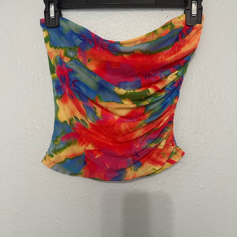 SER.O.YA. Multicolor Ruched Top